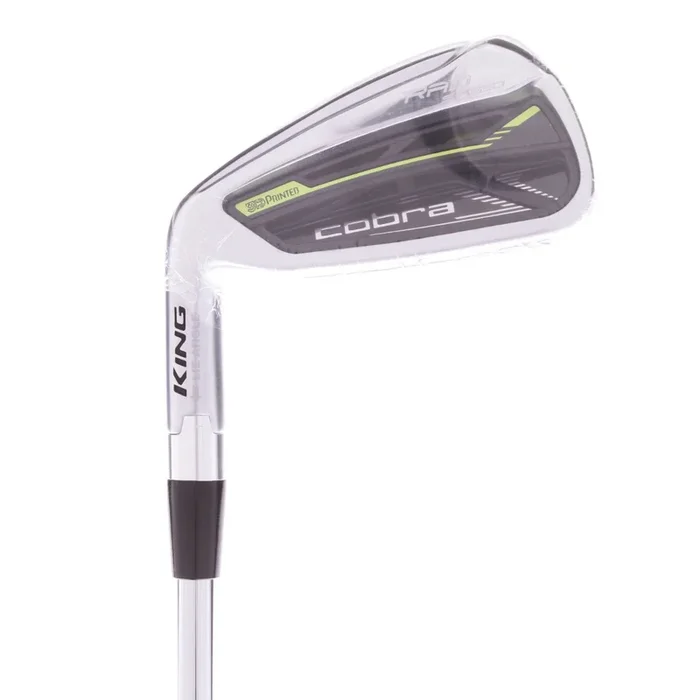 Cobra KING SZ ONE LENGTH Steel Men’s Left Hand 7 Iron Regular Shaft – KBS $ TAPER LITE