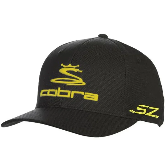 Cobra Pro Tour Stretch Cap – Black/Yellow