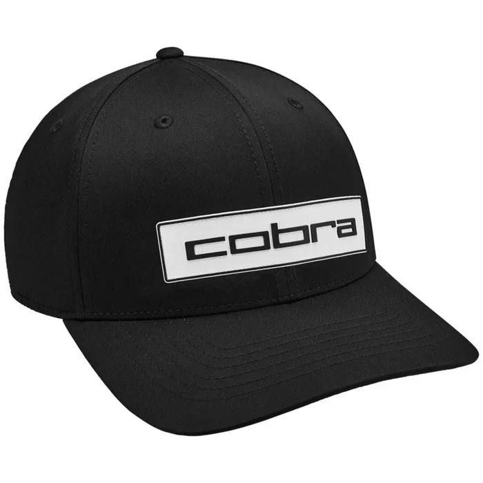 Cobra Tour Tech Cap – Black/White