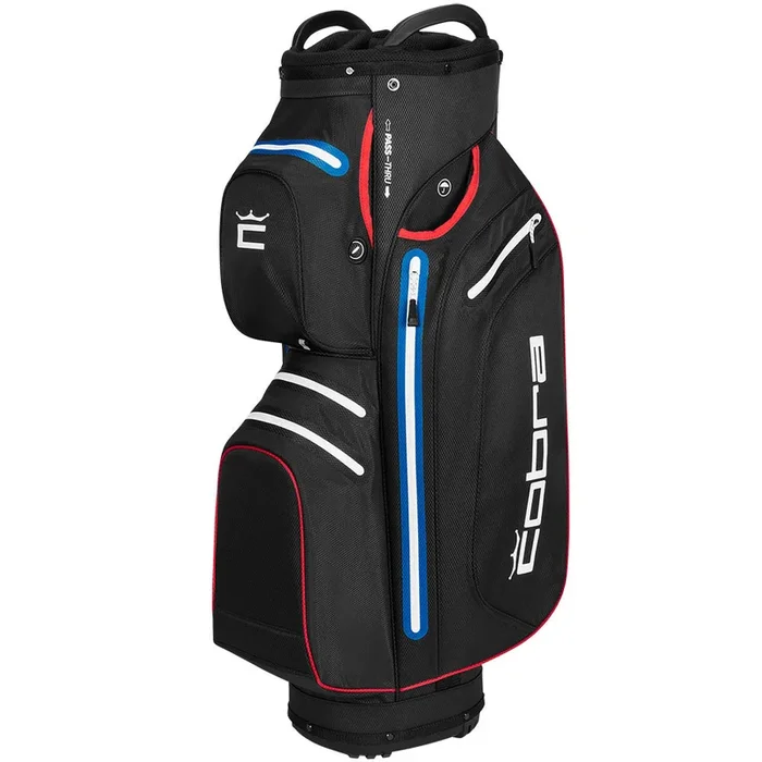 Cobra Ultradry Pro Waterproof Cart Bag – Puma Black/Electric Blue