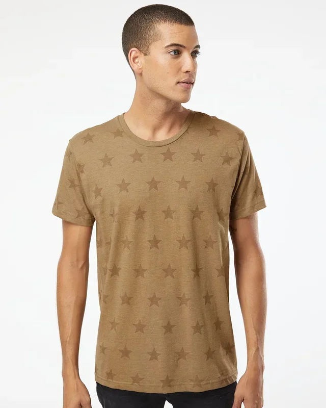 Code Five Men’s Star Print T-Shirt