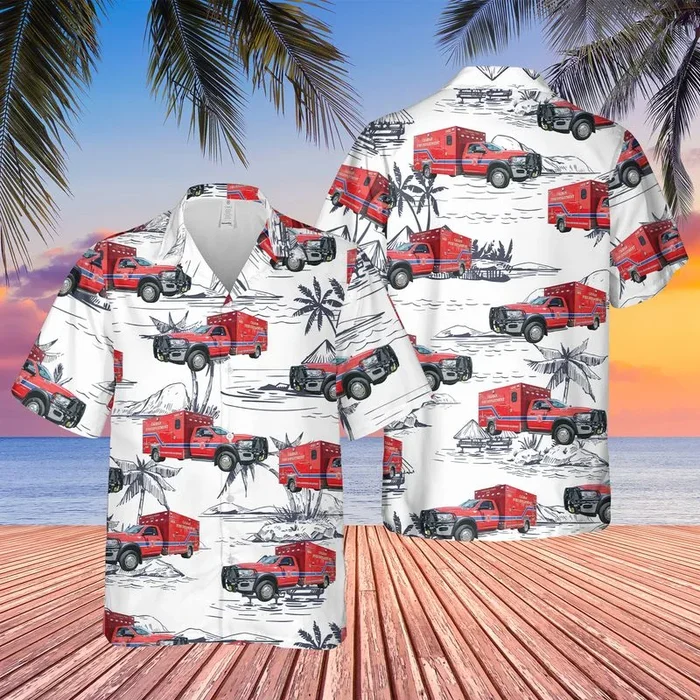 Colorado Calhan Fire Department EMS Hawaiian Shirt – Fanshubus.com