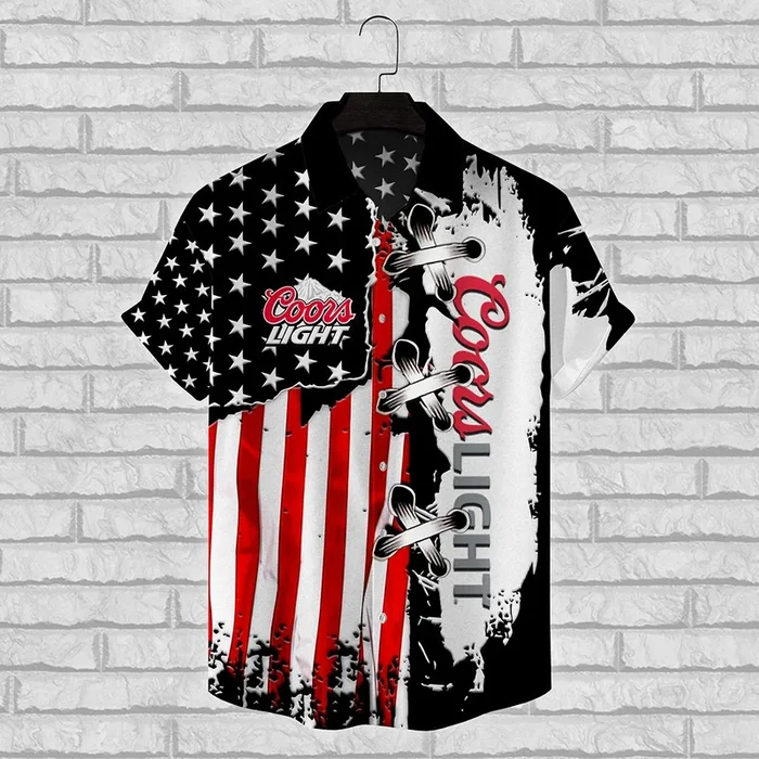 Coors Light All Over Print 3D Hawaiian Shirt- For men and women – Fanshubus – Fanshubus.com