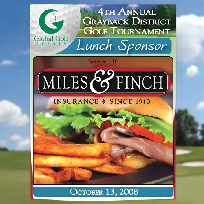 Custom Logo 24 x 36 Custom Golf Tournament Sign Board
