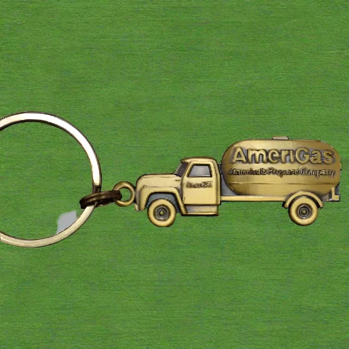 Custom Logo Antique Finished Die Struck Golf Key Chain