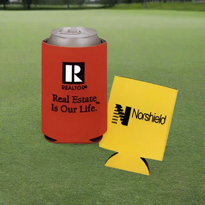 Custom Logo Budget Fabric Golf Can Insulator