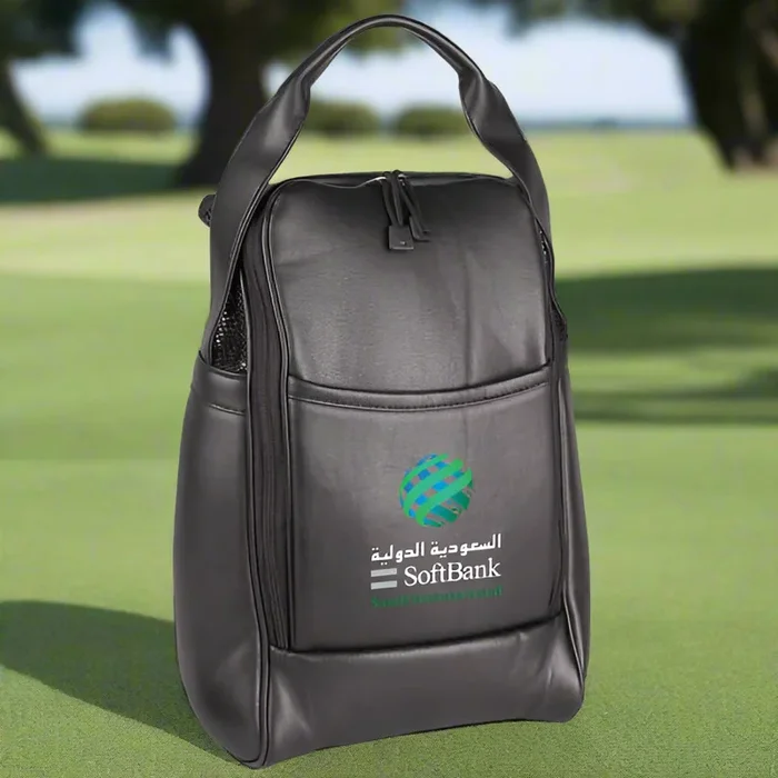 Custom Logo Deluxe Golf Shoe Bag
