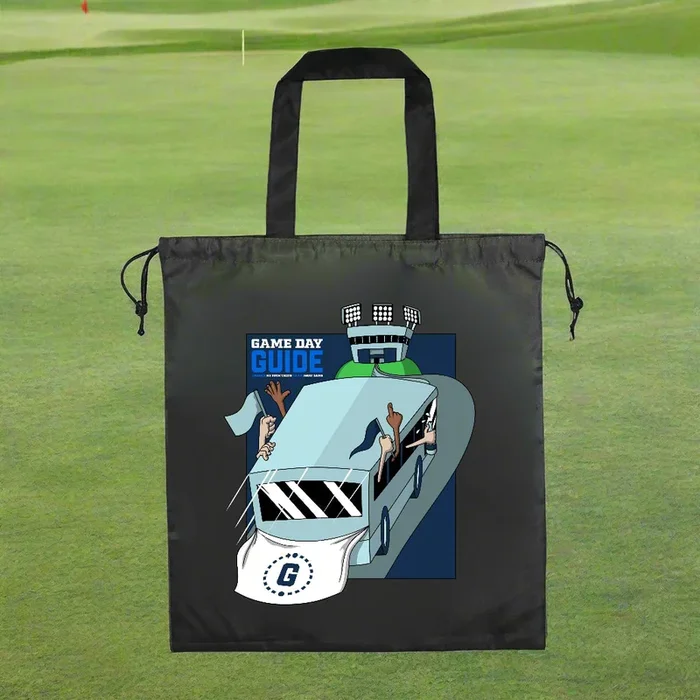 Custom Logo Drawstring Tote Bag