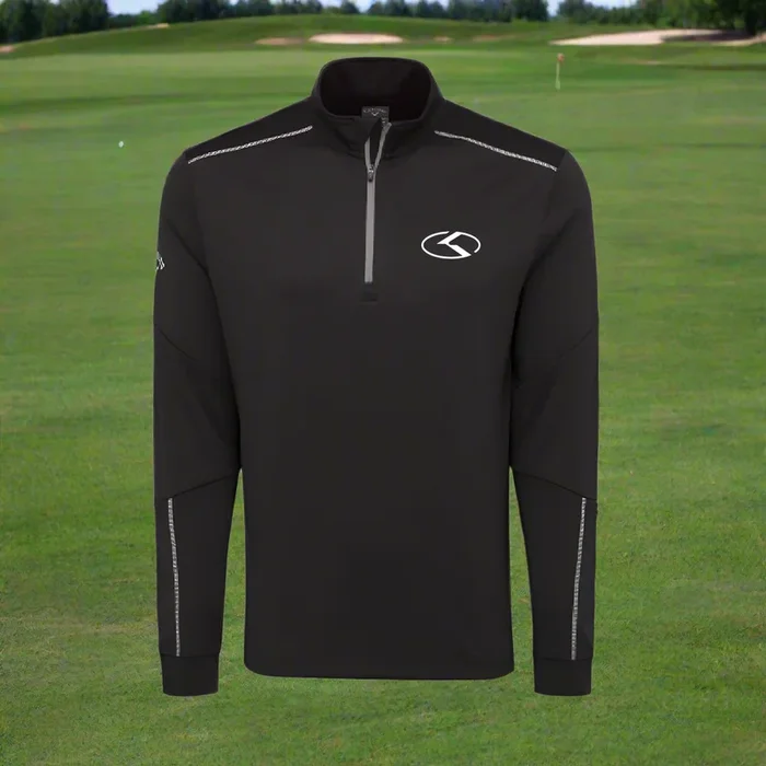 Custom Logo Embroidered Callaway Men’s Water-Repellent 1/4-Zip Pullover Shirt