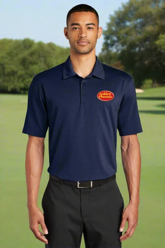 Custom Logo Embroidered Nike Sphere Dry Diamond Men’s Golf Shirt