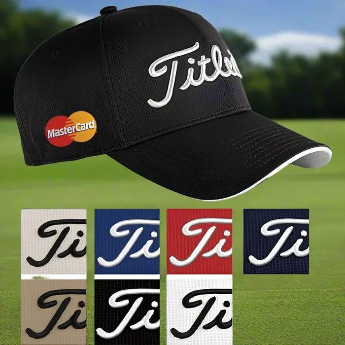 Custom Logo Golf Structured T-Tech Performance Mesh Hat Titleist