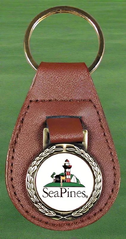 Custom Logo Golf Tournament Antique Finish Key Fob