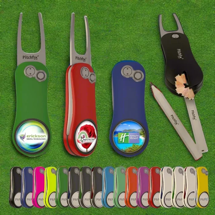 Custom Logo Pitchfix® Hybrid 2.0 Golf Divot Repair Tool