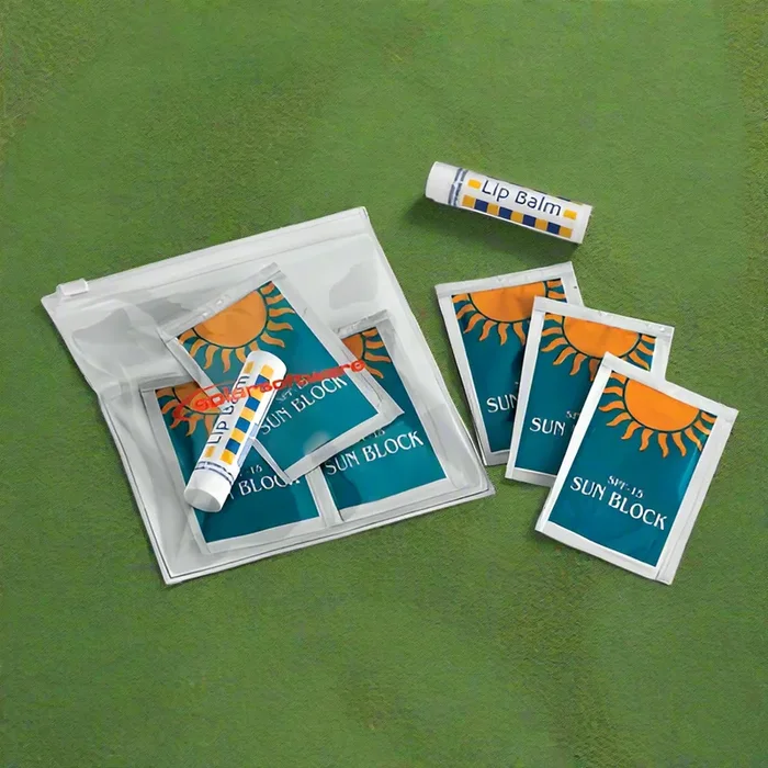 Custom Logo Sunscreen Kit with Lip Balm