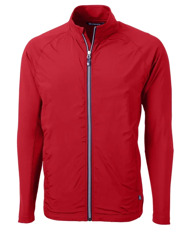 Cutter & Buck Adapt Eco Knit Hybrid Recycled Men’s Big & Tall Full Zip Jacket
