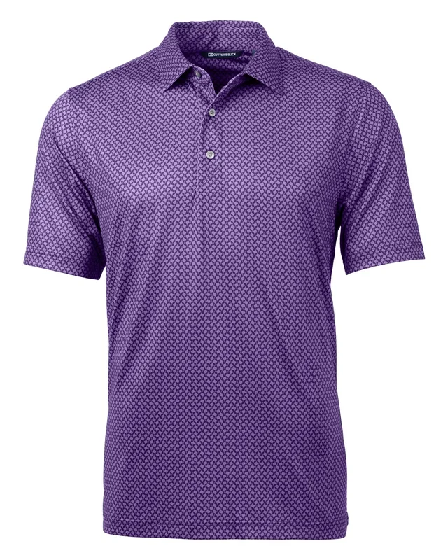 Cutter & Buck Pike Banner Print Stretch Men’s Polo