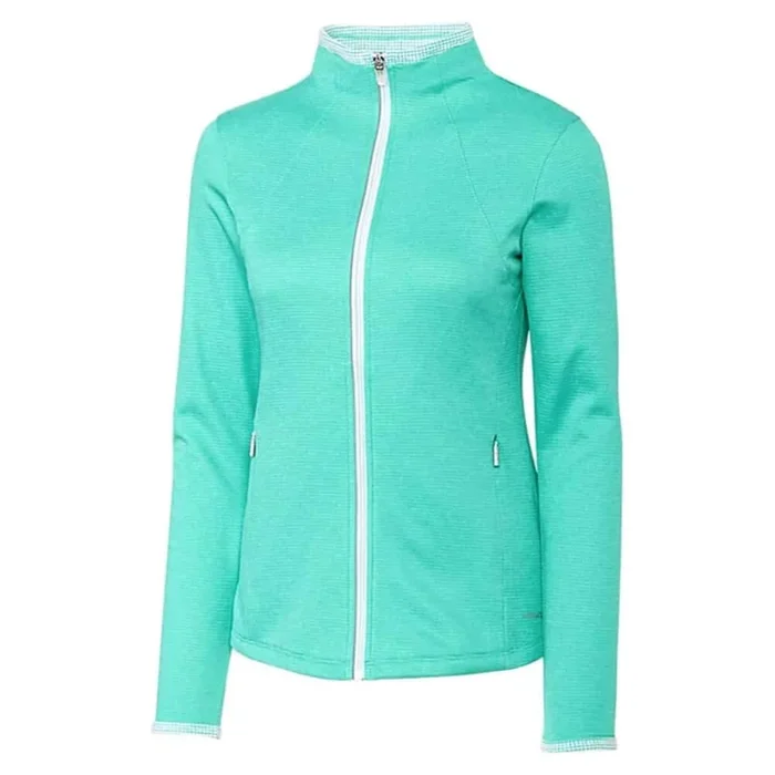 Cutter and Buck Annika LS Brisk Full Zip Golf Jacket Glass – 17 Women