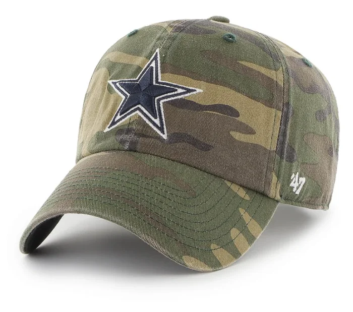 Dallas Cowboys 47 Brand Mens Camo Clean Up Adjustable Hat