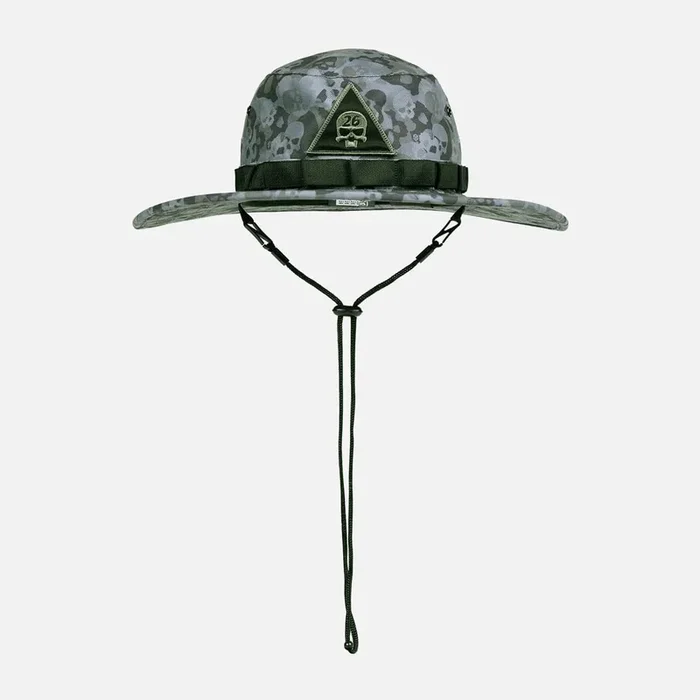 Darkness Skull Camo Bush Hat