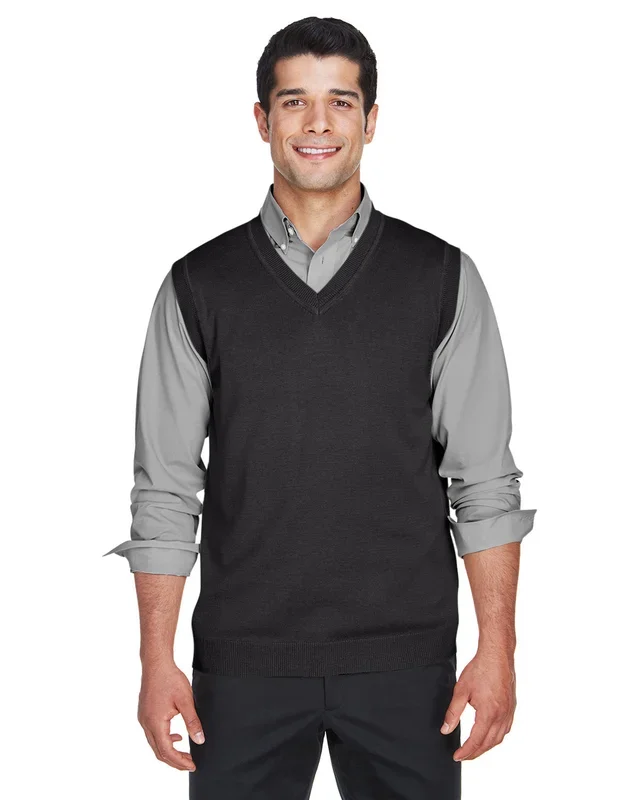 Devon & Jones Adult V-Neck Vest
