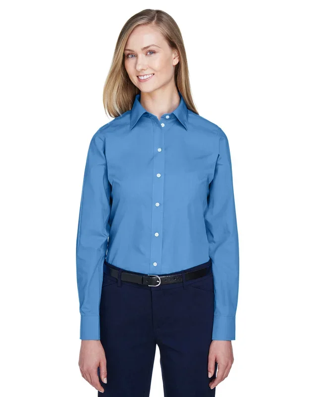 Devon & Jones Ladies’ Crown Woven Collection™ Solid Broadcloth