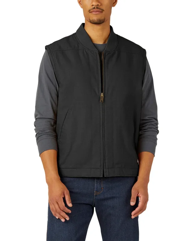 Dickies Men’s Sherpa-Lined Duck Vest