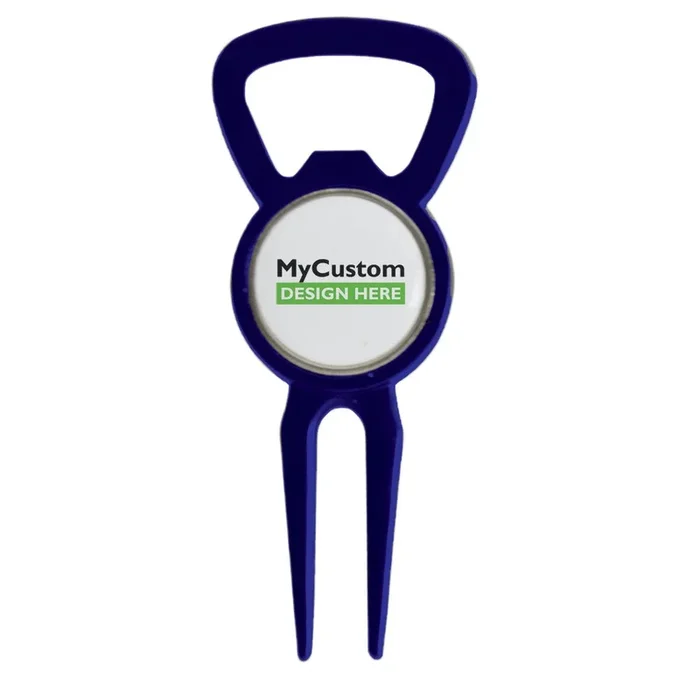 Divot Tool Bottle Opener Navy Blue