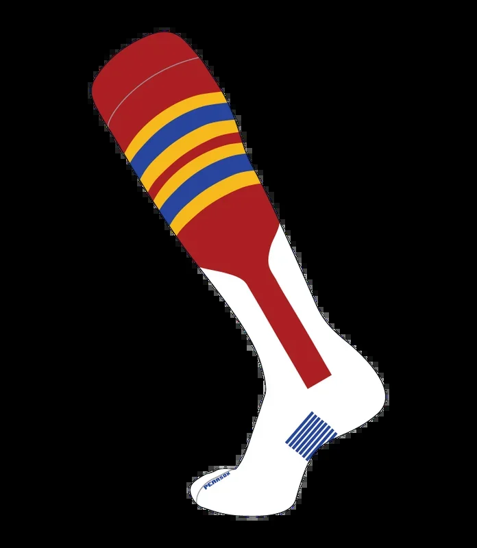Doubleplay Socks Pattern F – Custom Baseball Knit Socks