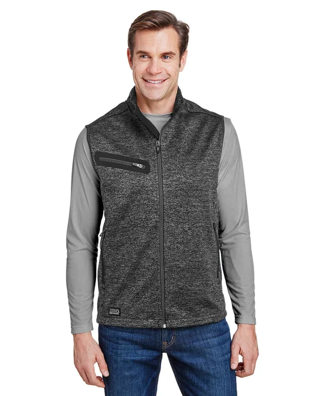 DRI DUCK Compass Bonded Mélange Sweater Fleece Vest