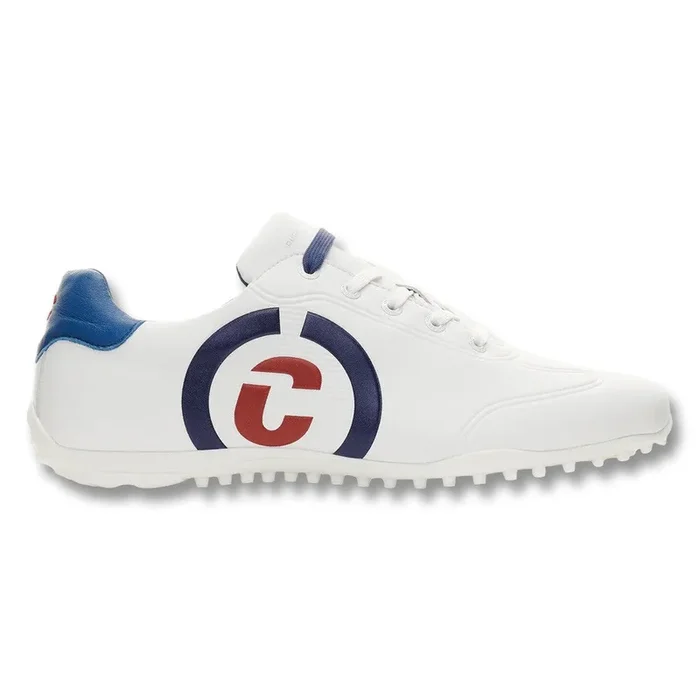 Duca Del Cosma Golf Kingscup Spikeless Golf Shoes White – 24 Men