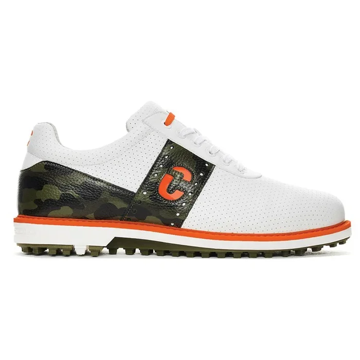 Duca Del Cosma JL1 Waterproof Spikeless Shoes – White/Camouflage Green