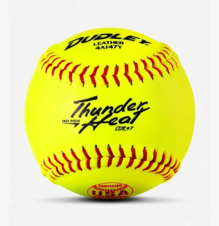Dudley 4A147Y USASB Thunder Heat Fastpitch 12″ Softballs (Dozen)
