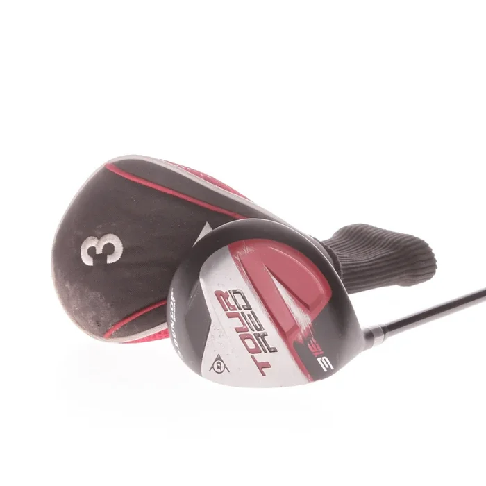 Dunlop Tour Red Graphite Men’s Left Hand Fairway 3 Wood 15 Degree Regular – Dunlop 55g