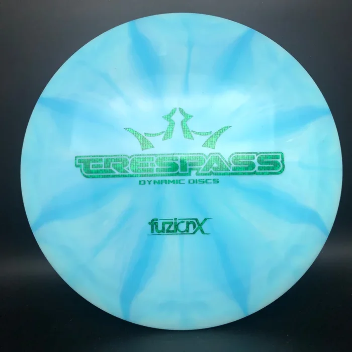 Dynamic Discs Fuzion-X Burst Trespass – bar stamp