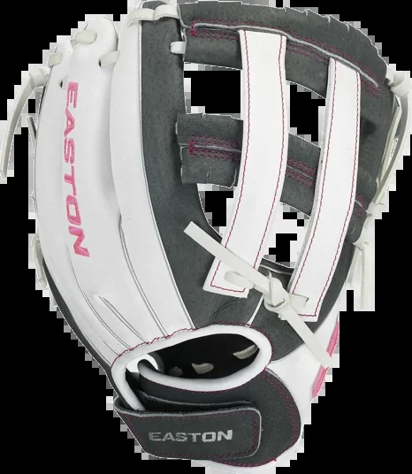 Easton Ghost Flex Youth 11″ Fastpitch RHT Glove White/Grey/Blue