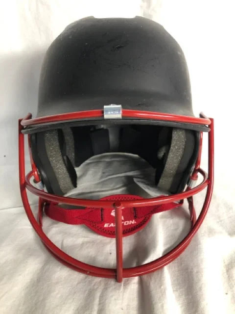 Easton Natural Grip Black/Red Baseball Jr. Size Specific Medium Batting Helmet
