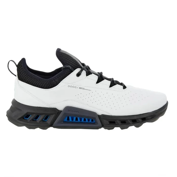 ECCO BIOM C4 Spikeless Golf Shoes White/Black – SS23 Men