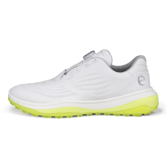ECCO LT1 BOA Spikeless Golf Shoes White – FW24 Men