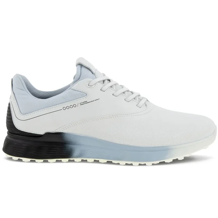ECCO S-Three Gore-Tex Spikeless Waterproof Shoes – White/Black/Air