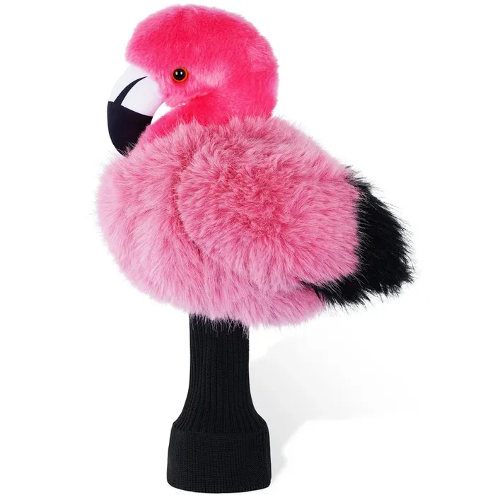 Elegant Flamingo Plush Driver Headcover
