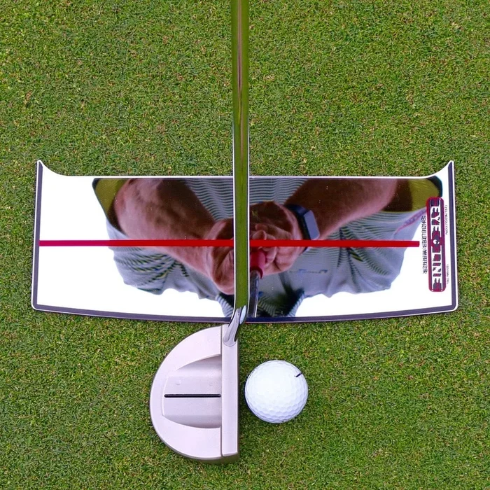 EyeLine Golf Shoulder Mirror – Groove and Putting Alignment Mirror (small)