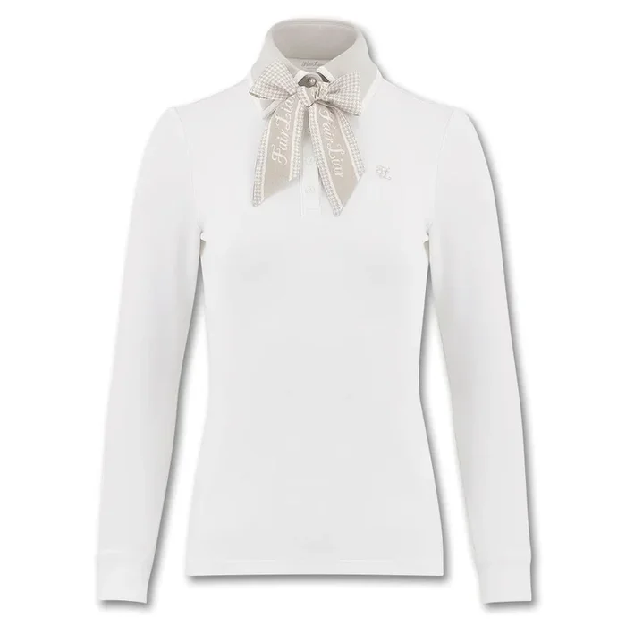 Fairliar Scart Set Collar Golf Polo White – FW23 Women