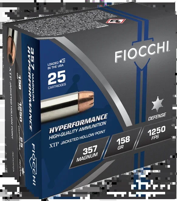 Fiocchi Extrema 357 Mag 158 GR Jacketed Hollow Point (JHP)