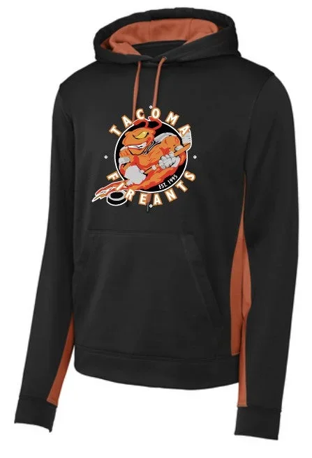 Fireants Adult Sport-Wick® Fleece Colorblock Hooded Pullover