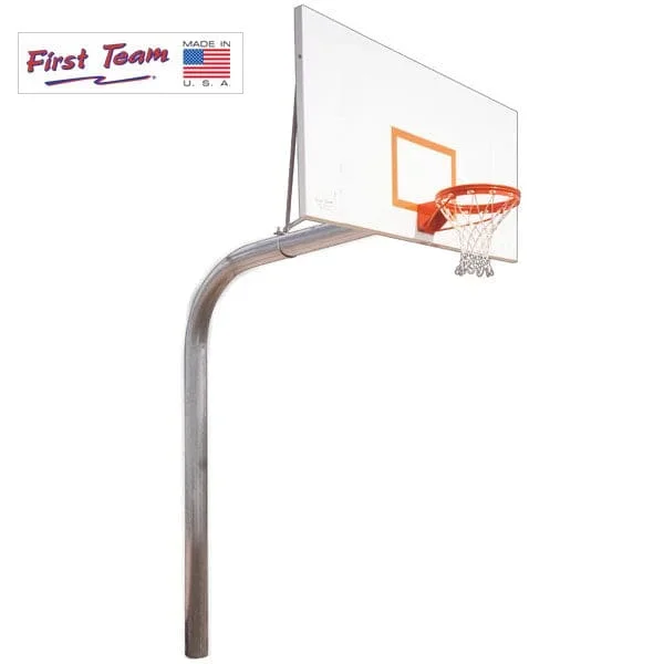 First Team Brute Playground Fixed Height Basketball Goal 42×60 Steel
