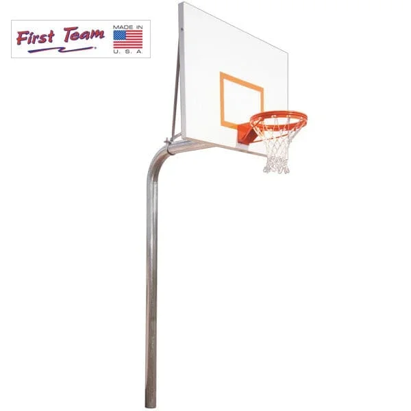 First Team RuffNeck Extreme Fixed Height Basketball Goal 36×60 Steel