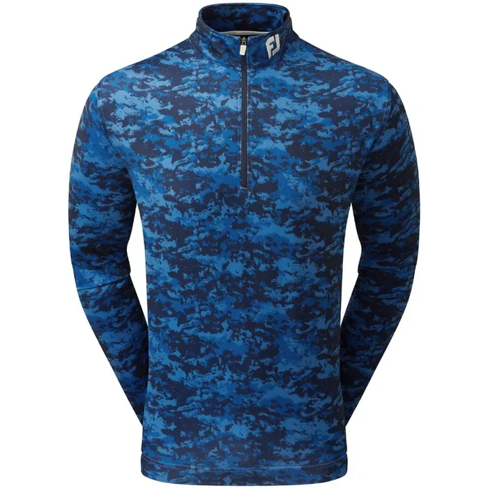 FootJoy Cloud Camo 1/4 Zip Pullover – Navy