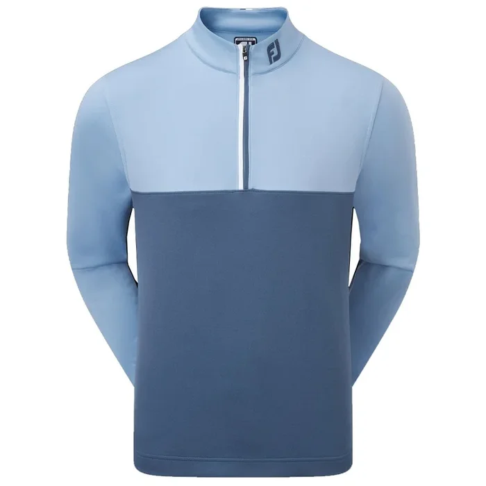 FootJoy Colour Block Chill Out 1/4 Zip Pullover – Dusk Blue/Ink