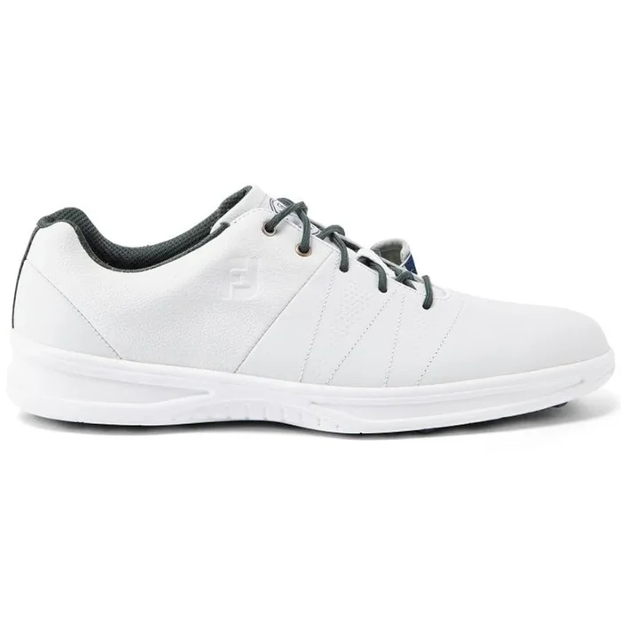 FootJoy Contour Casual Spikeless Waterproof Shoes – White