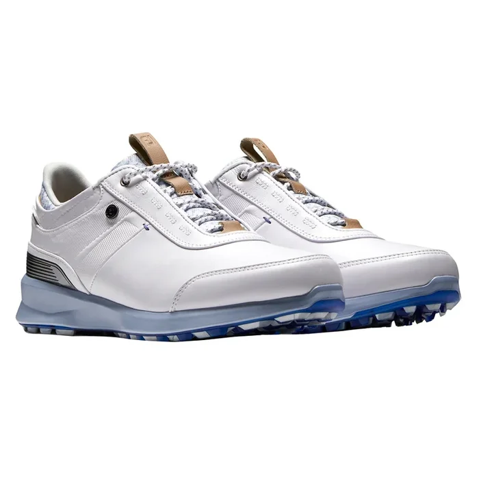 FootJoy FJ Stratos Luxury Casual Spikeless Golf Shoes Previous Season Style White Fashion Print – 21 Women